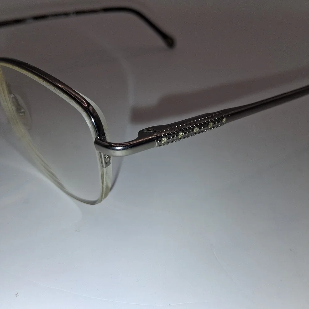 Emozioni by Safilo EM 4394 6LB Ruthenium Womens Half Rim Eyeglasses 51-17-130